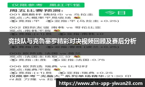 竞技队与克鲁塞罗精彩对决视频回顾及赛后分析